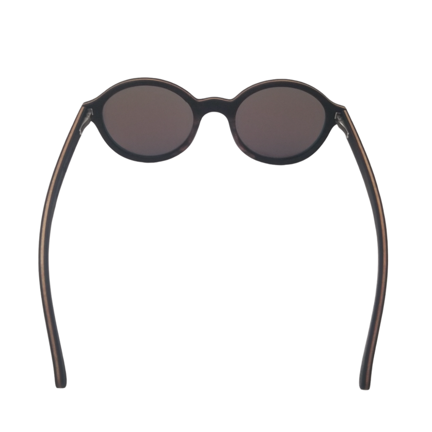 Women's Round Trim Frame Sunglasses (Sleek)