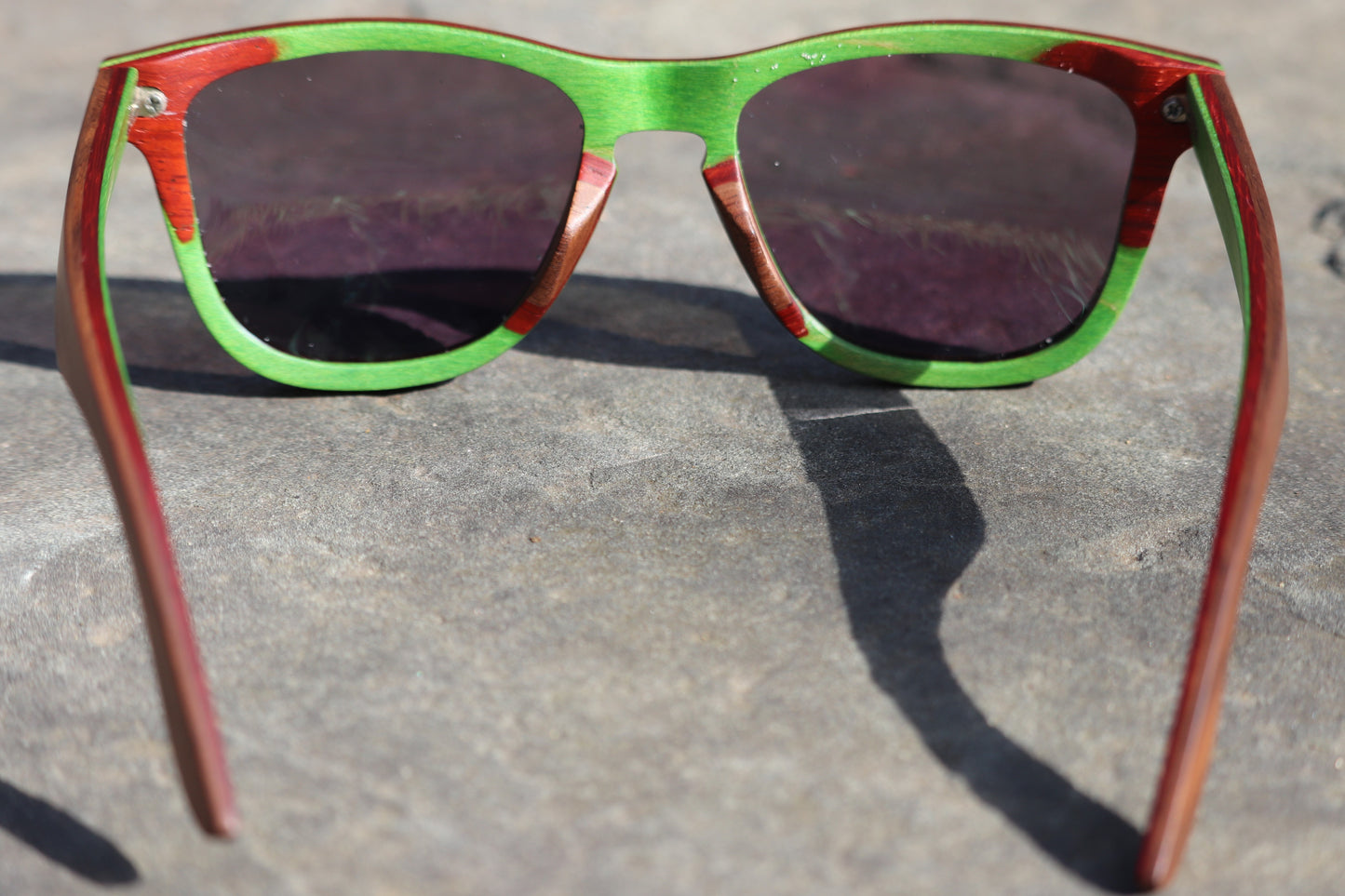 StreetFrogs TreeFrog Sunglasses (Green-Blue Lenses)