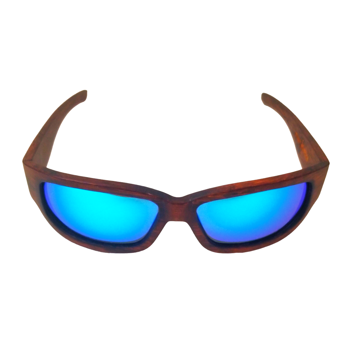 StreetFrogs Wrap Bamboo Sunglasses (Brown) – Surfboard  display picture 2