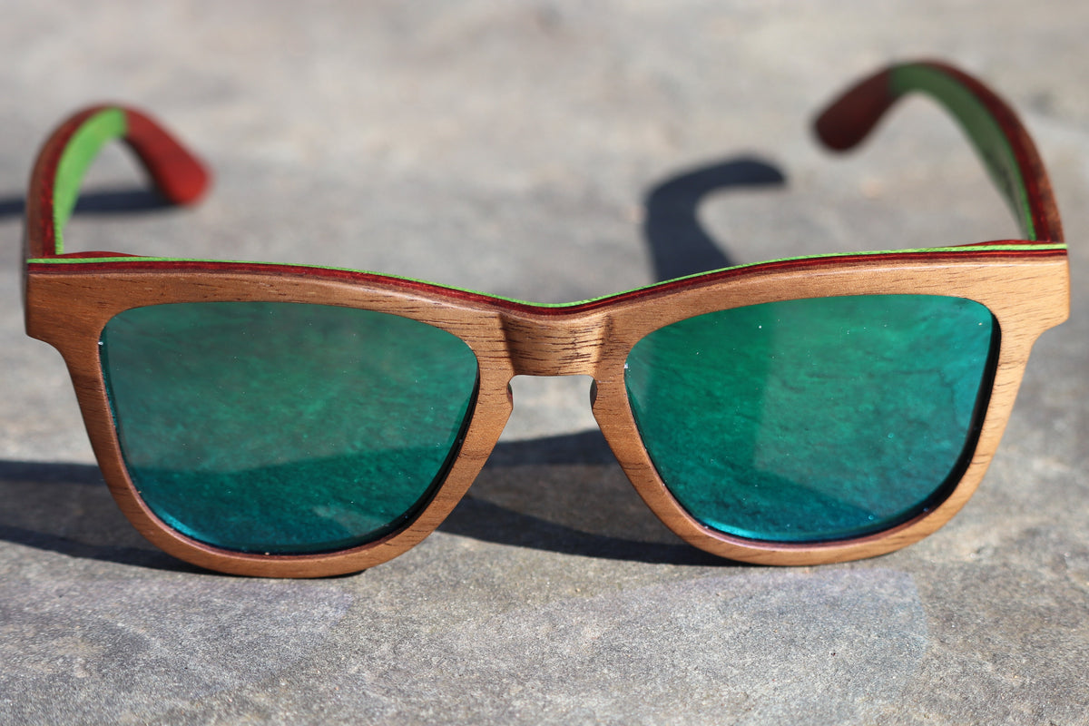 StreetFrogs TreeFrog Sunglasses (Green-Blue Lenses  display picture 3